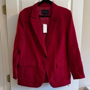 Banana Republic Red Women's Blazer - Machine Washable NWT